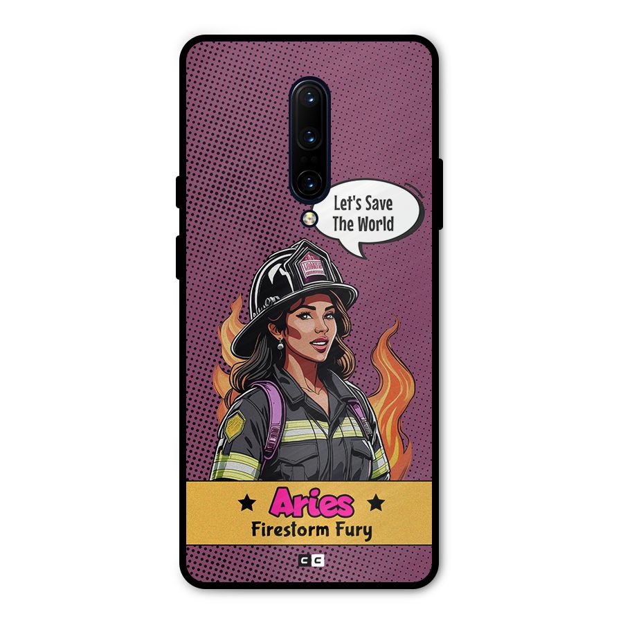 Aries Fury Metal Back Case for OnePlus 7 Pro