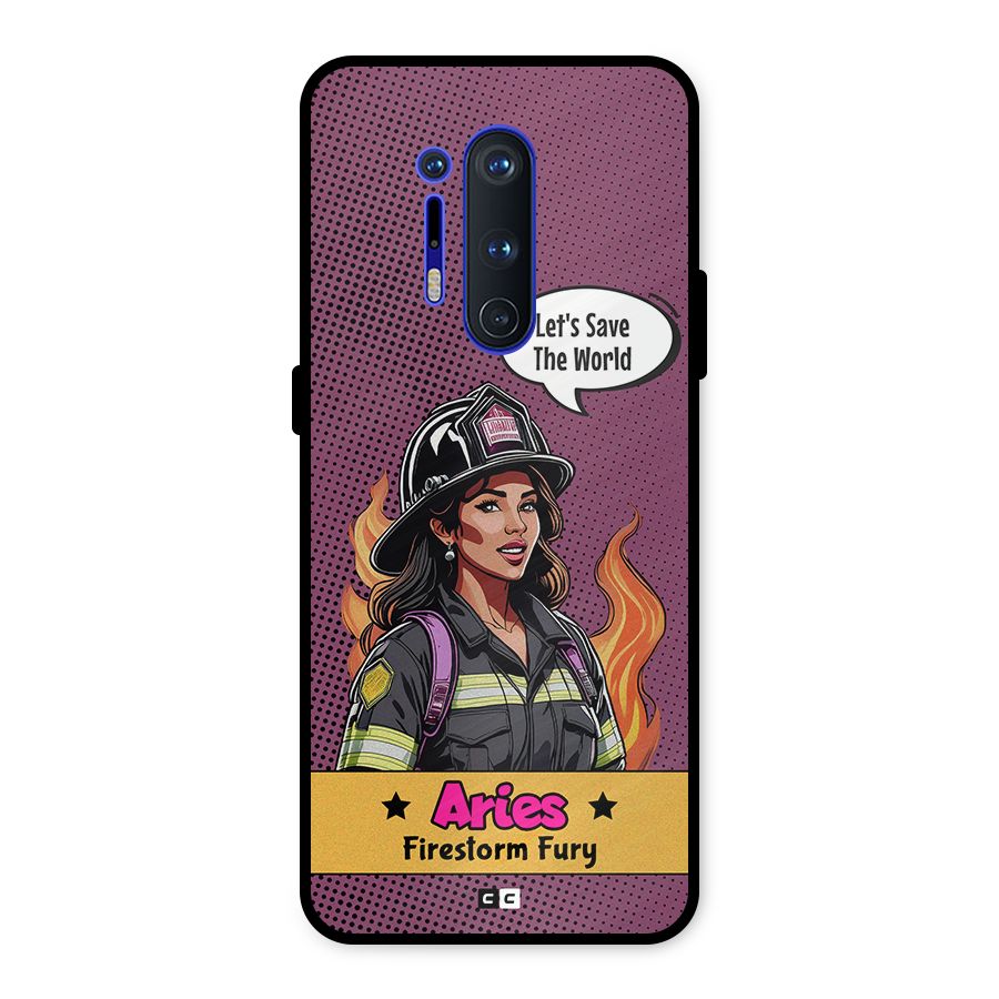 Aries Fury Metal Back Case for OnePlus 8 Pro