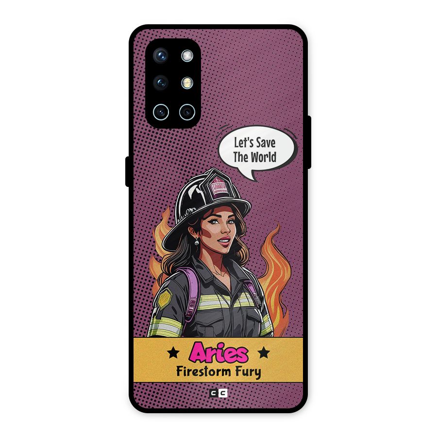 Aries Fury Metal Back Case for OnePlus 9R