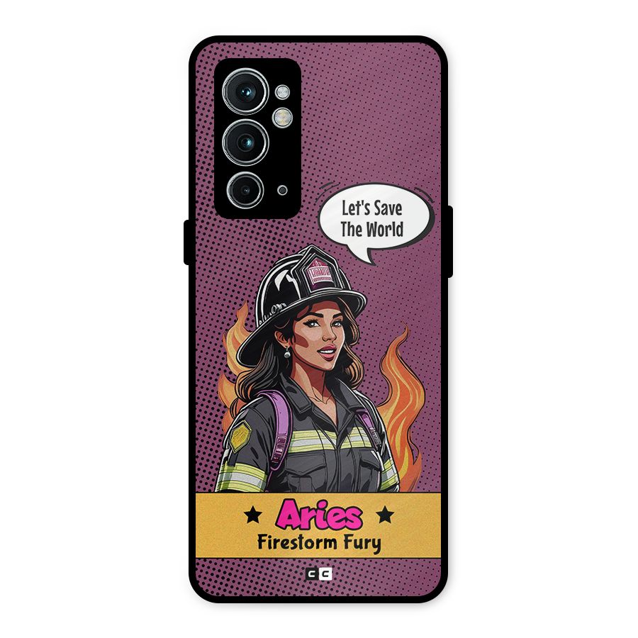 Aries Fury Metal Back Case for OnePlus 9RT 5G