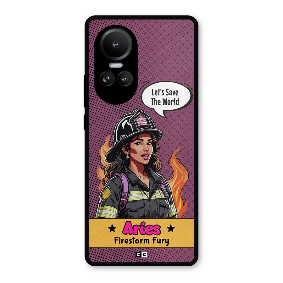 Aries Fury Metal Back Case for Oppo Reno10