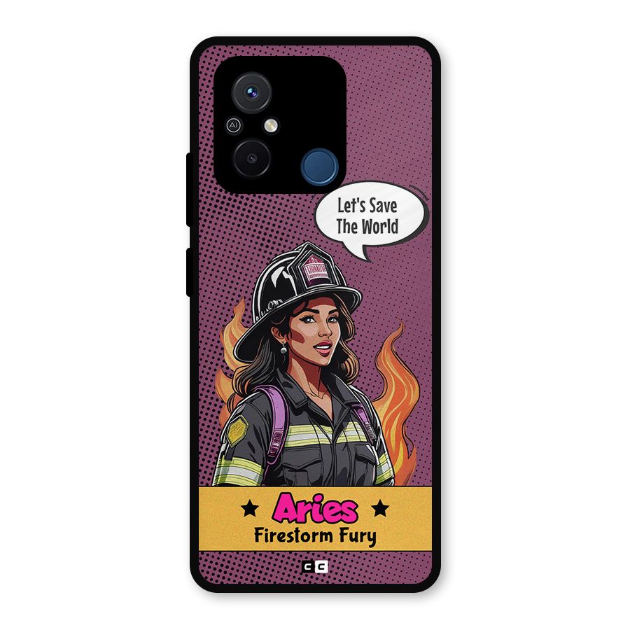 Aries Fury Metal Back Case for Poco C55