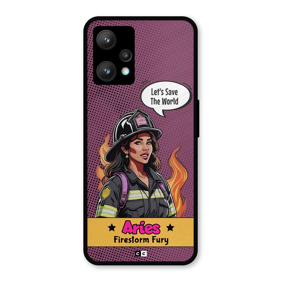 Aries Fury Metal Back Case for Realme 9 Pro Plus 5G
