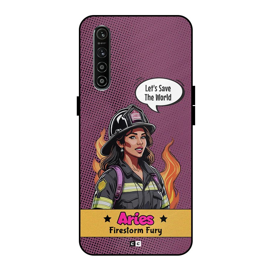 Aries Fury Metal Back Case for Realme XT