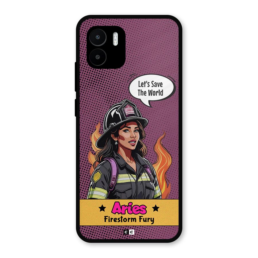 Aries Fury Metal Back Case for Redmi A1