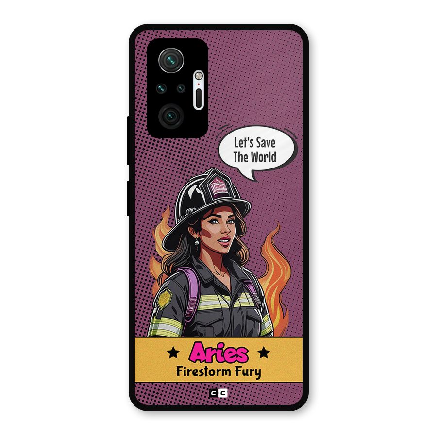 Aries Fury Metal Back Case for Redmi Note 10 Pro Max