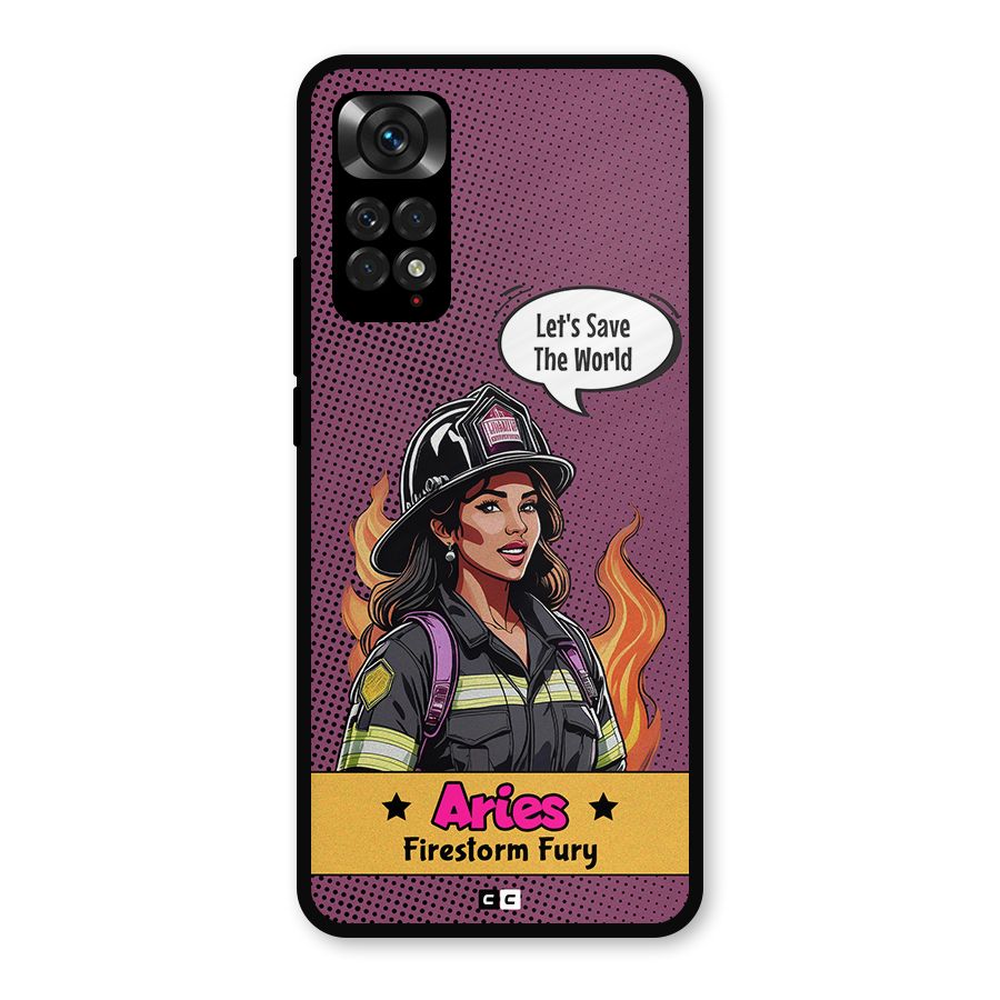 Aries Fury Metal Back Case for Redmi Note 11s