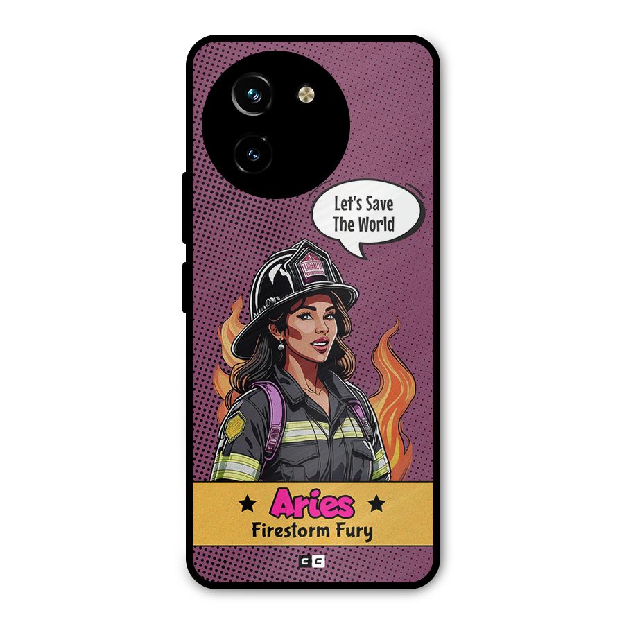 Aries Fury Metal Back Case for Vivo T3x