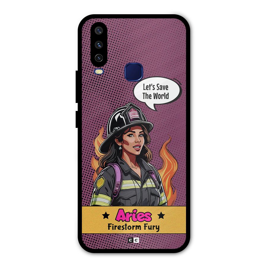 Aries Fury Metal Back Case for Vivo U10