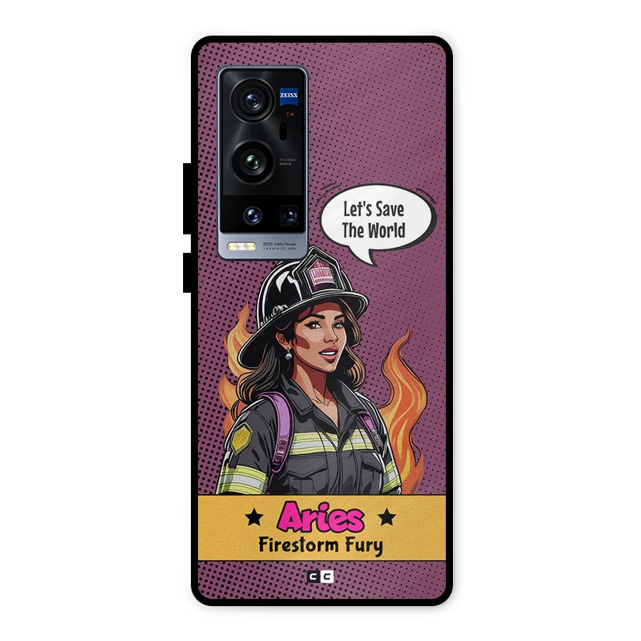 Aries Fury Metal Back Case for Vivo X60 Pro Plus