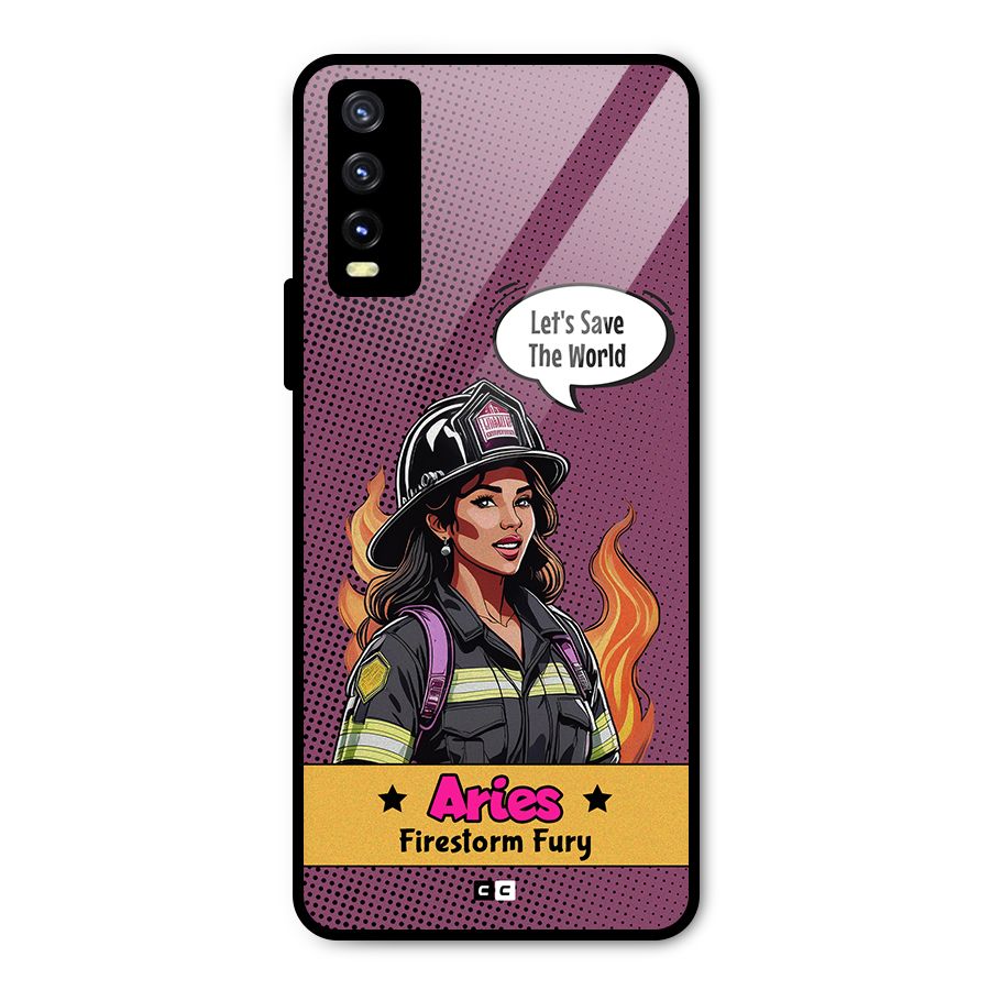 Aries Fury Metal Back Case for Vivo Y20