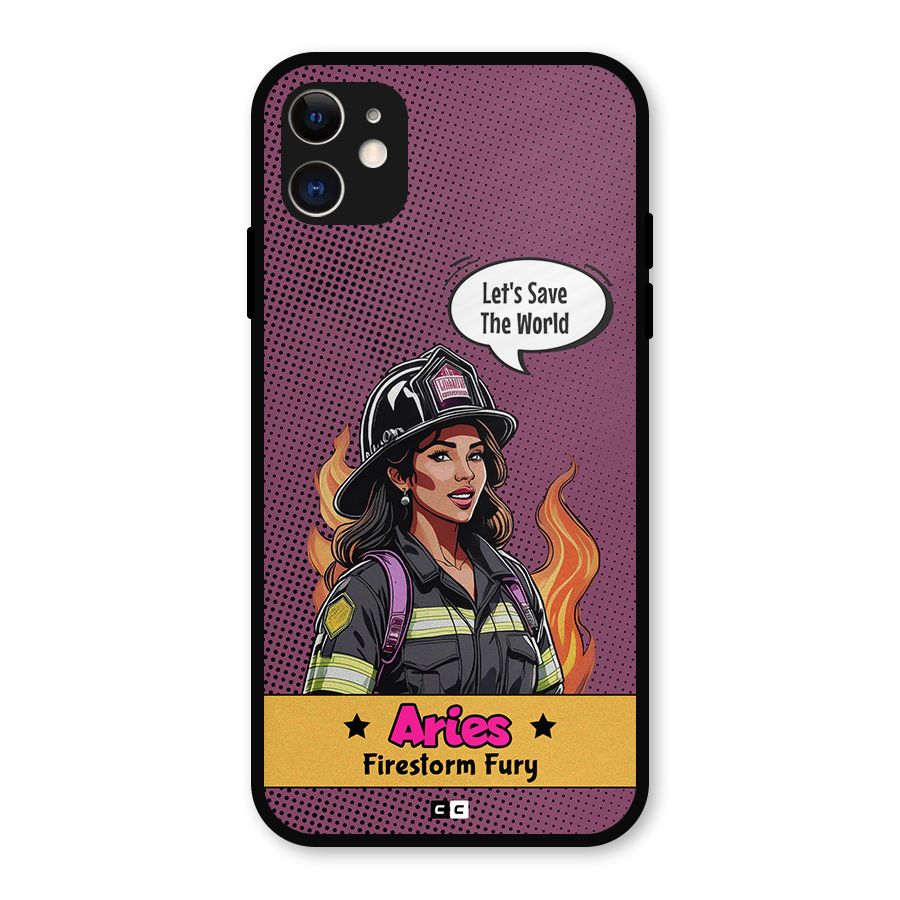 Aries Fury Metal Back Case for iPhone 11