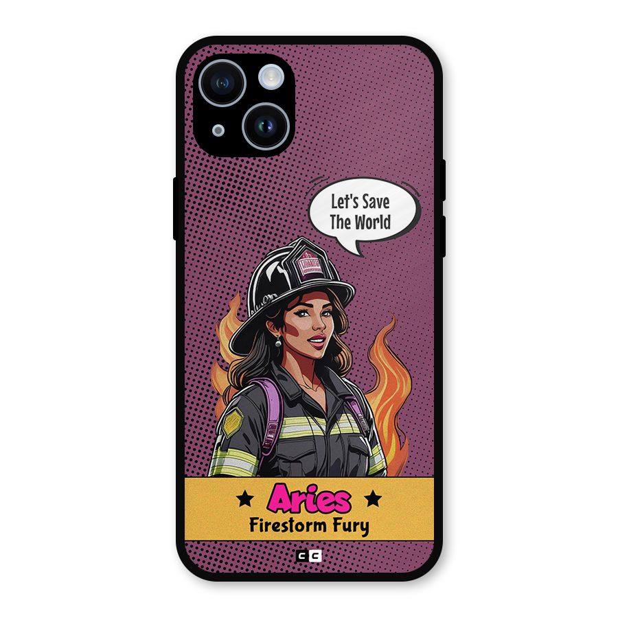 Aries Fury Metal Back Case for iPhone 14