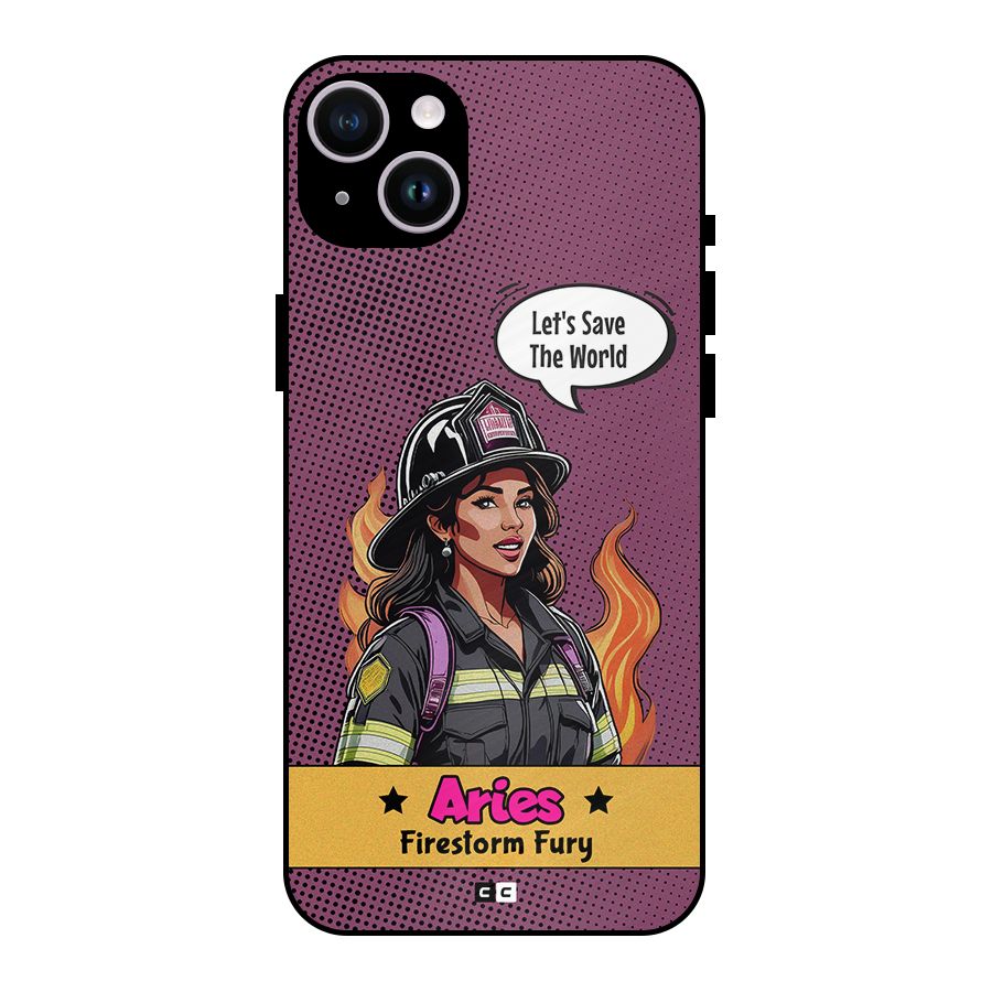 Aries Fury Metal Back Case for iPhone 14 Plus
