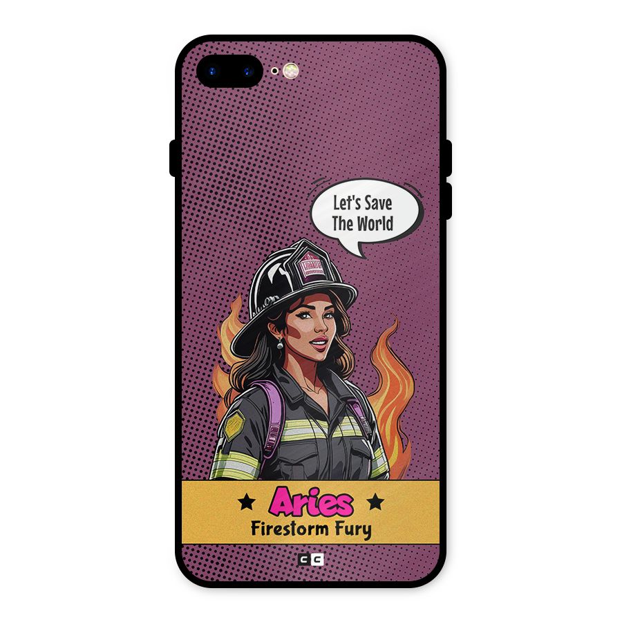 Aries Fury Metal Back Case for iPhone 8 Plus