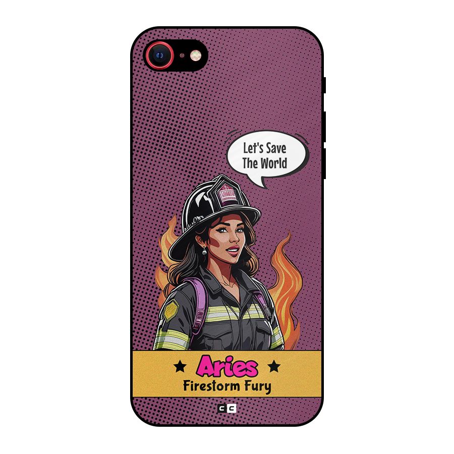 Aries Fury Metal Back Case for iPhone SE 2020