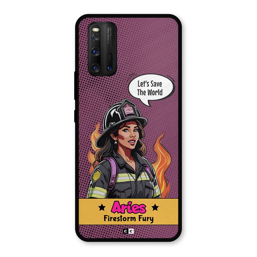 Aries Fury Metal Back Case for iQOO 3