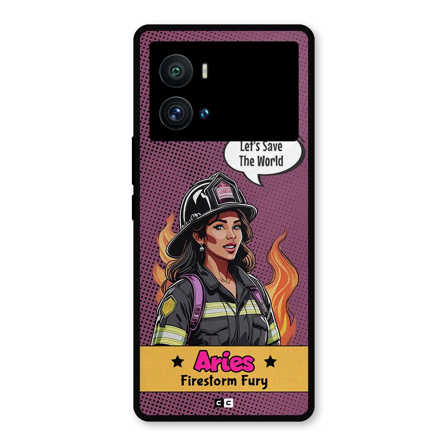 Aries Fury Metal Back Case for iQOO 9 Pro