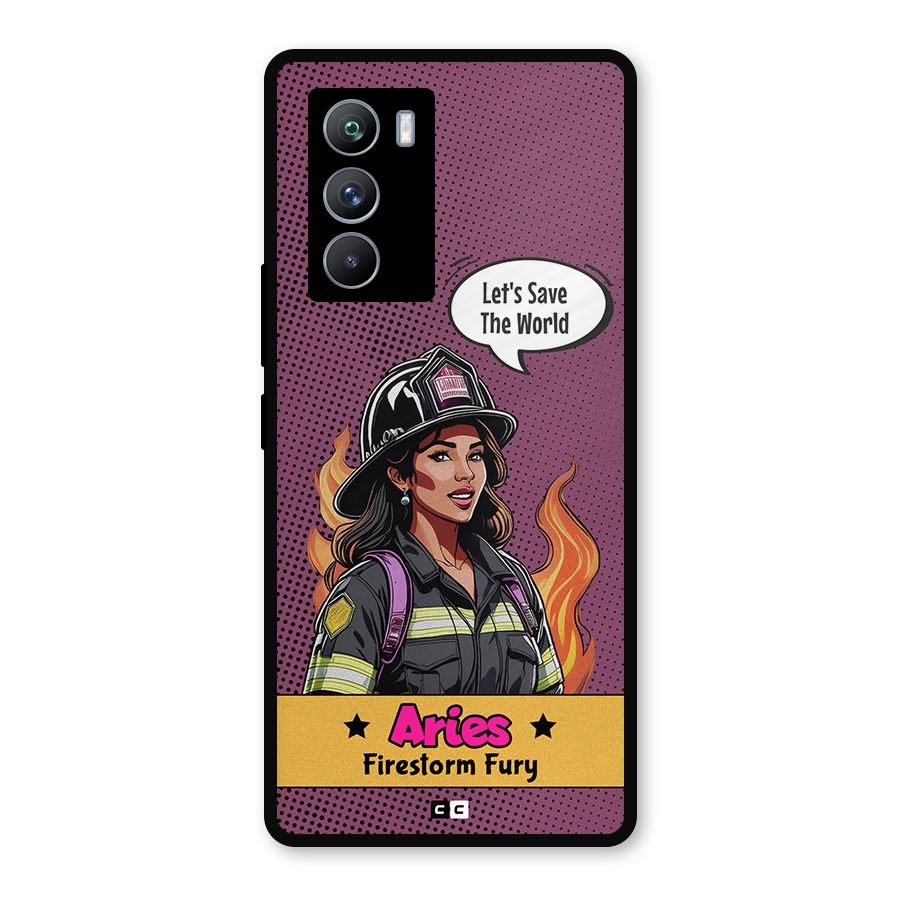 Aries Fury Metal Back Case for iQOO 9 SE