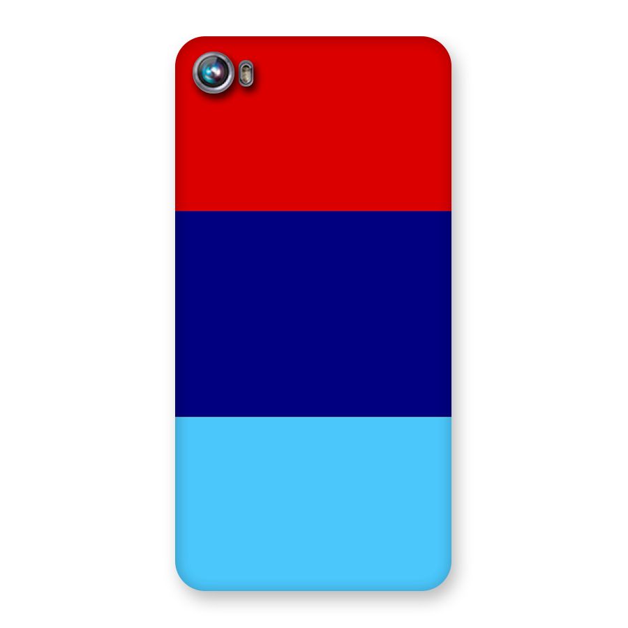 Armed Forces Stripes Back Case for Canvas Fire 4 (A107)