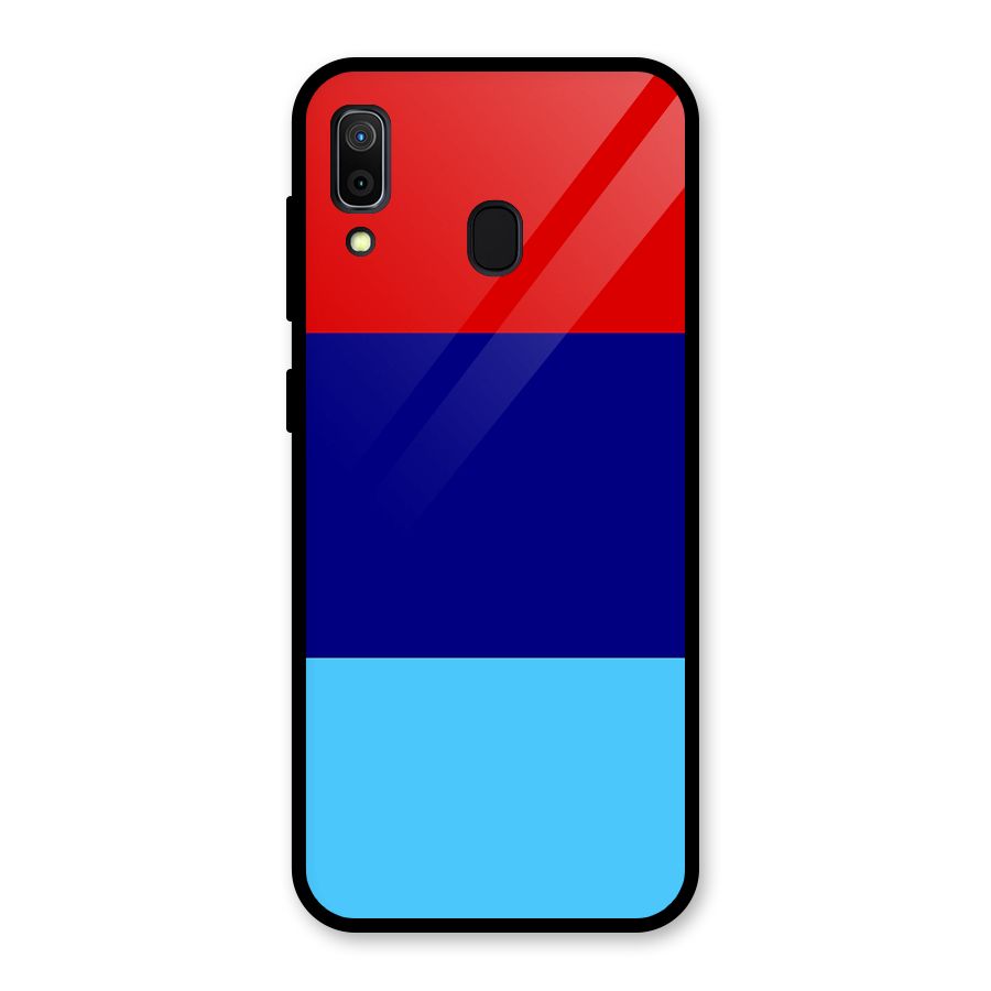Armed Forces Stripes Glass Back Case for Galaxy A30