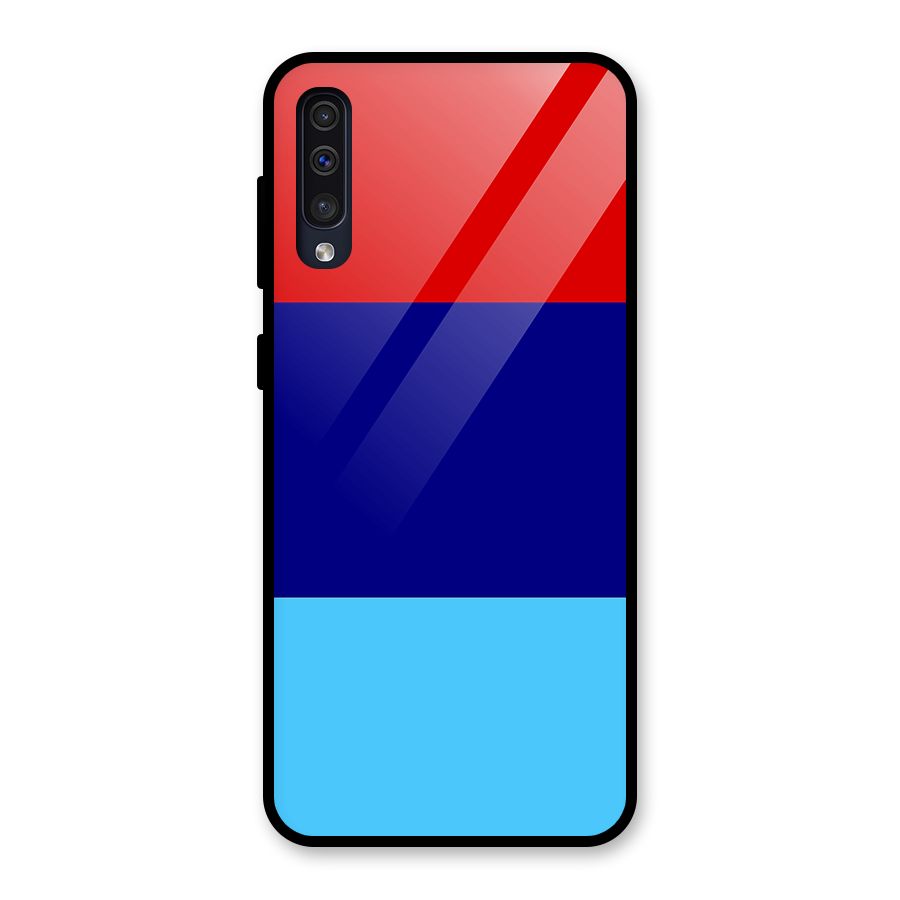 Armed Forces Stripes Glass Back Case for Galaxy A30s
