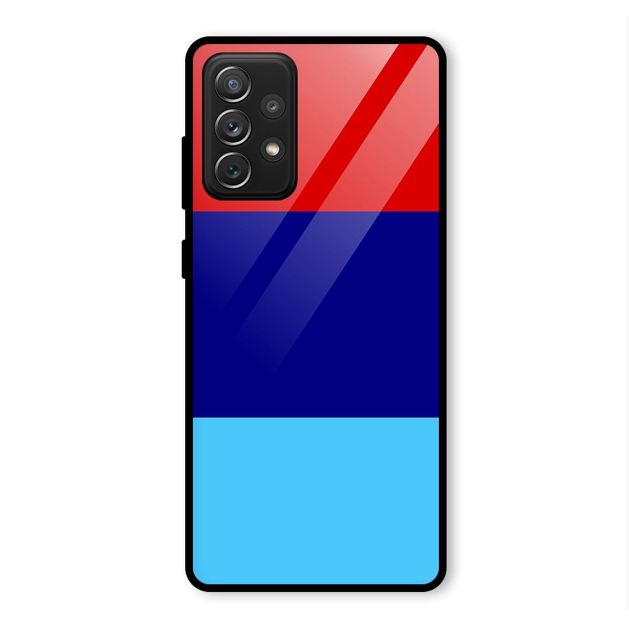 Armed Forces Stripes Glass Back Case for Galaxy A72