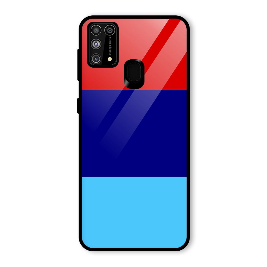Armed Forces Stripes Glass Back Case for Galaxy F41