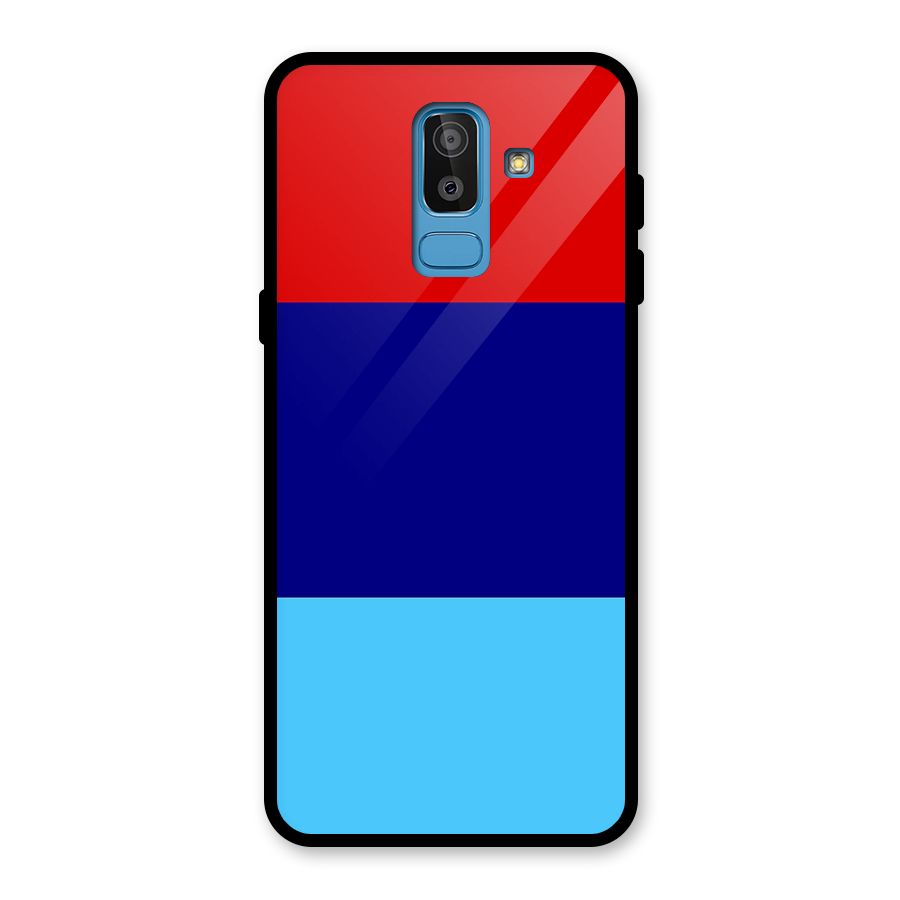 Armed Forces Stripes Glass Back Case for Galaxy J8