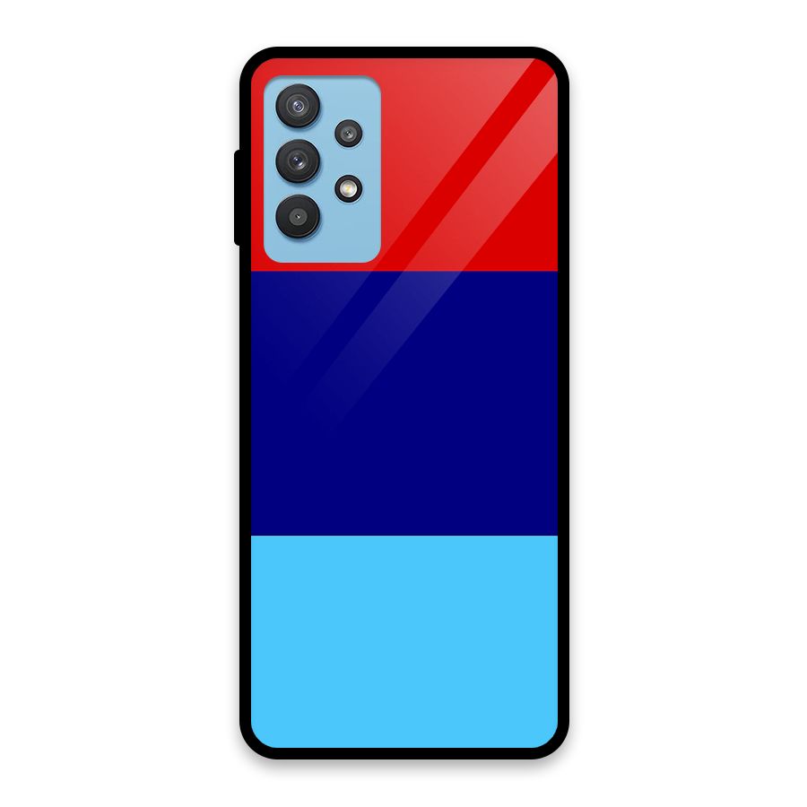 Armed Forces Stripes Glass Back Case for Galaxy M32 5G