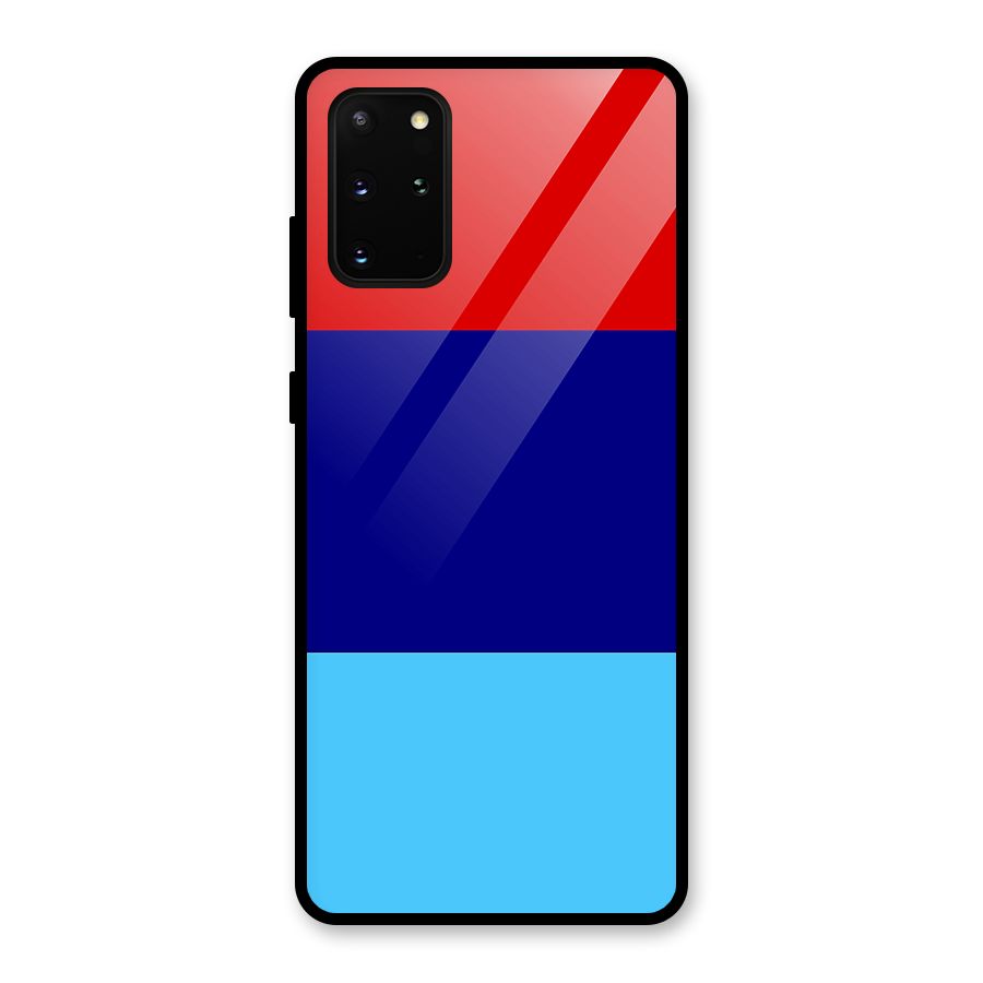 Armed Forces Stripes Glass Back Case for Galaxy S20 Plus