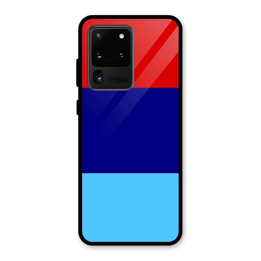 Armed Forces Stripes Glass Back Case for Galaxy S20 Ultra