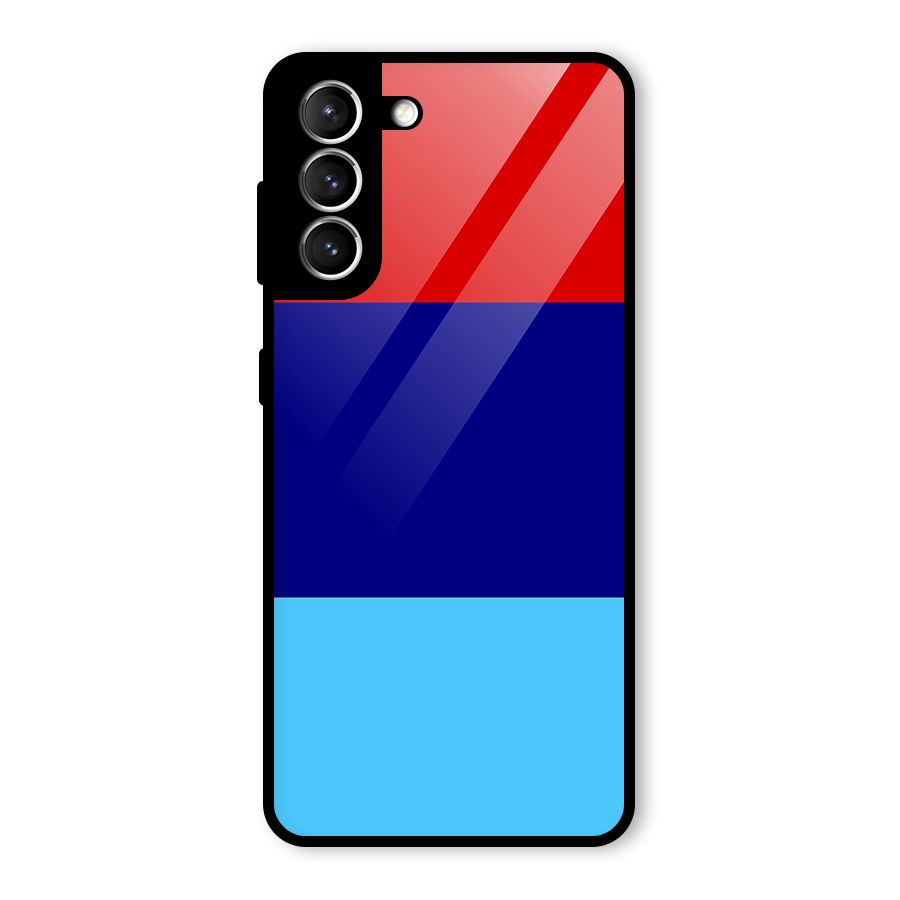 Armed Forces Stripes Glass Back Case for Galaxy S21 5G