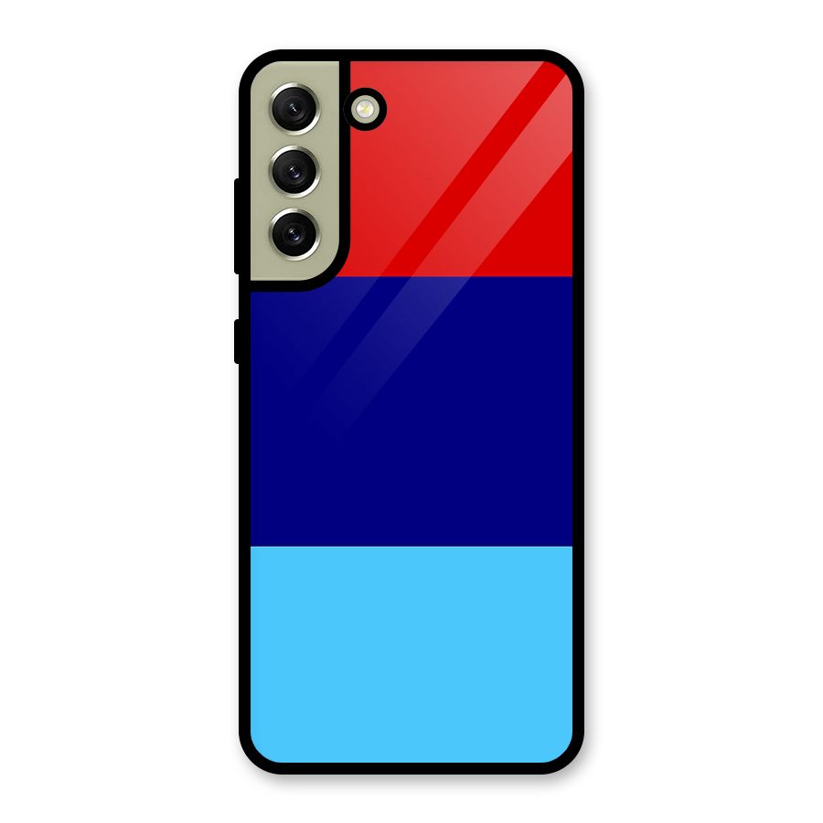 Armed Forces Stripes Glass Back Case for Galaxy S21 FE 5G
