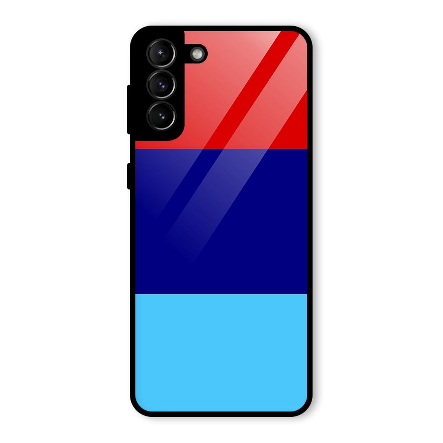Armed Forces Stripes Glass Back Case for Galaxy S21 Plus