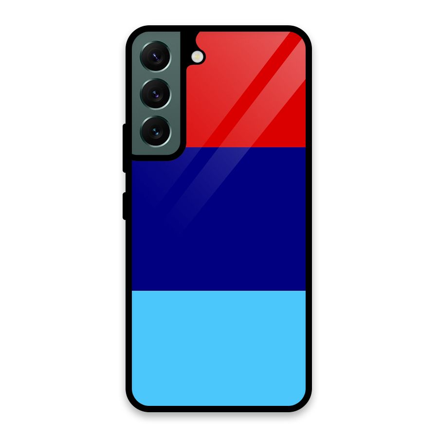 Armed Forces Stripes Glass Back Case for Galaxy S22 5G