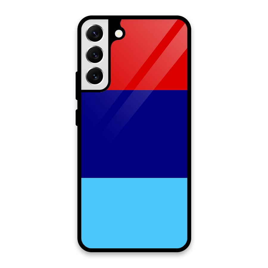 Armed Forces Stripes Glass Back Case for Galaxy S22 Plus 5G