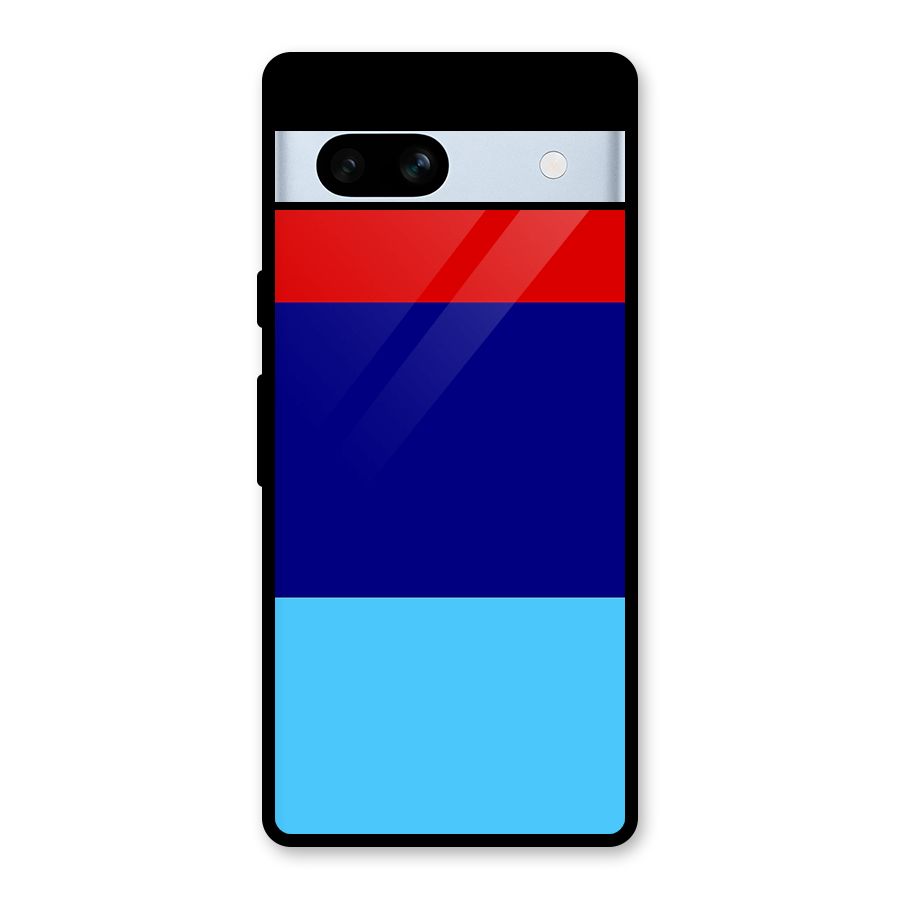 Armed Forces Stripes Glass Back Case for Google Pixel 7a