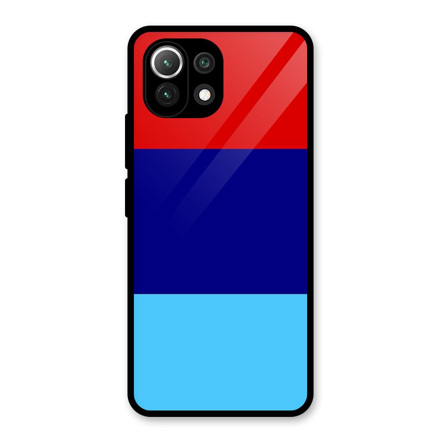 Armed Forces Stripes Glass Back Case for Mi 11 Lite NE 5G