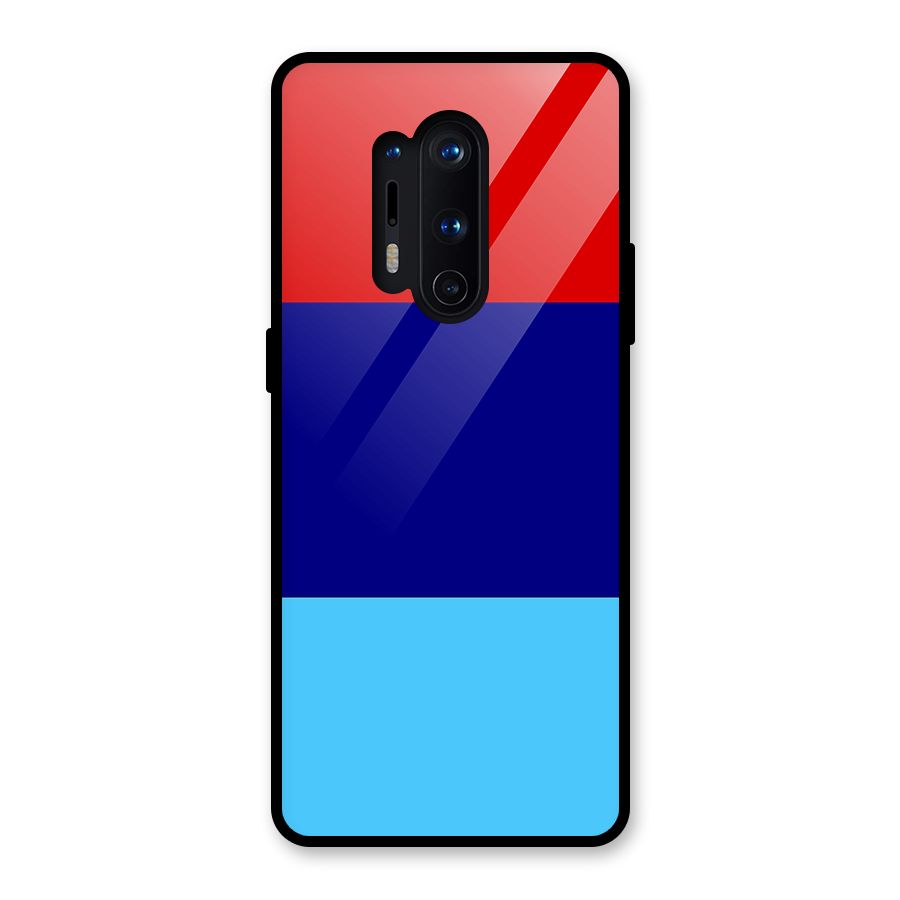 Armed Forces Stripes Glass Back Case for OnePlus 8 Pro