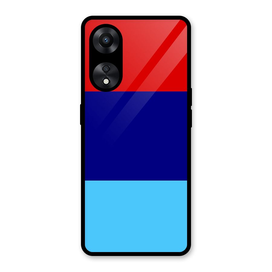 Armed Forces Stripes Glass Back Case for Oppo A78