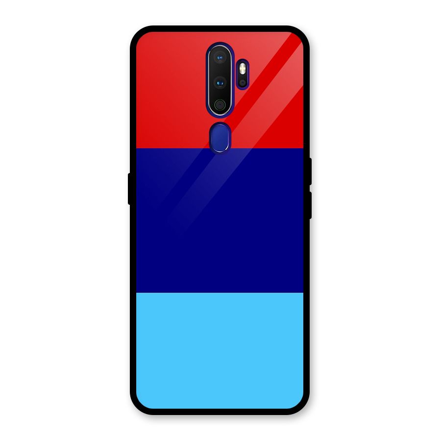 Armed Forces Stripes Glass Back Case for Oppo A9 (2020)