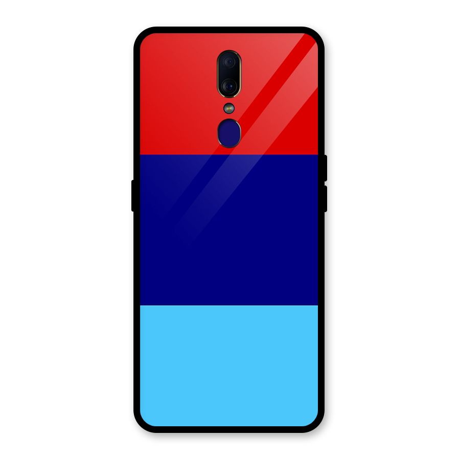 Armed Forces Stripes Glass Back Case for Oppo F11
