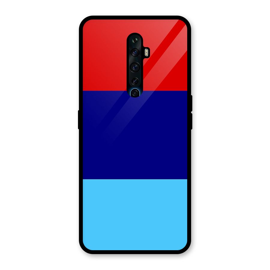 Armed Forces Stripes Glass Back Case for Oppo Reno2 Z