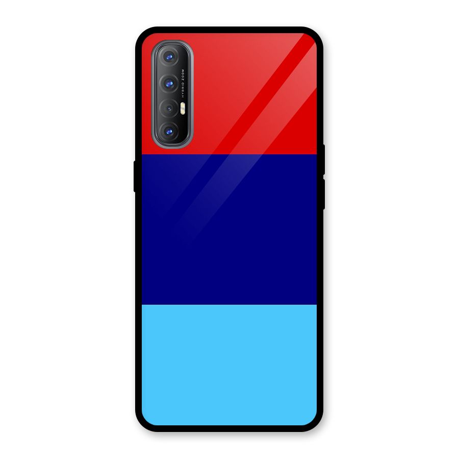 Armed Forces Stripes Glass Back Case for Oppo Reno3 Pro