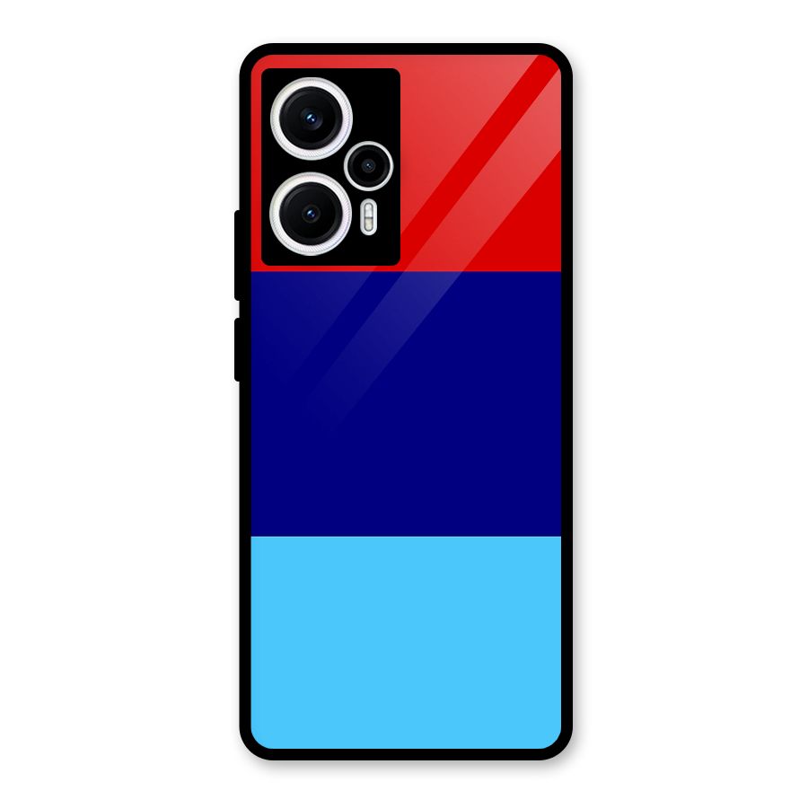 Armed Forces Stripes Glass Back Case for Poco F5