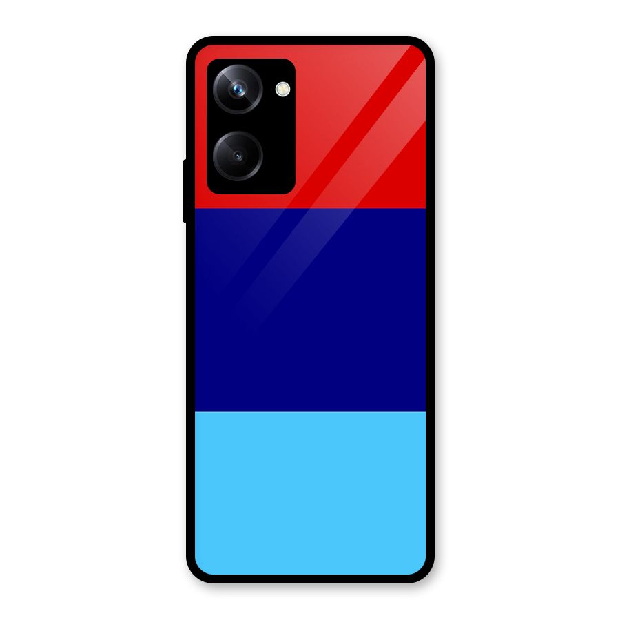Armed Forces Stripes Glass Back Case for Realme 10 Pro