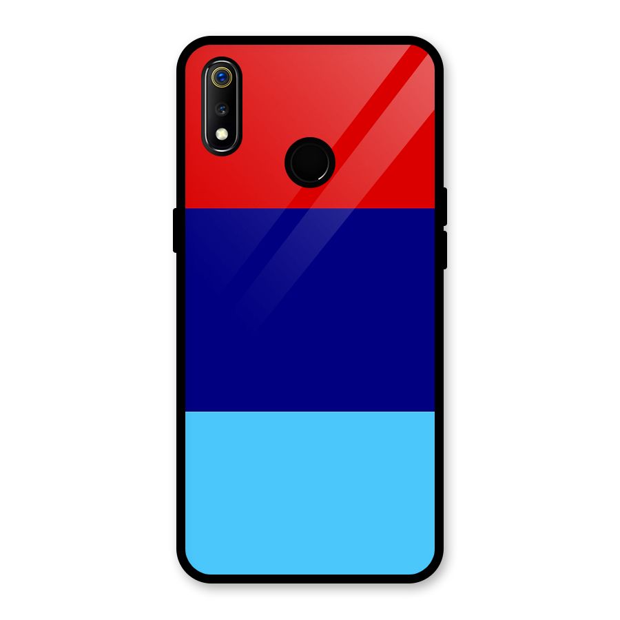 Armed Forces Stripes Glass Back Case for Realme 3