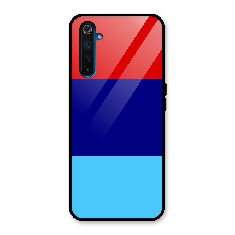 Armed Forces Stripes Glass Back Case for Realme 6 Pro
