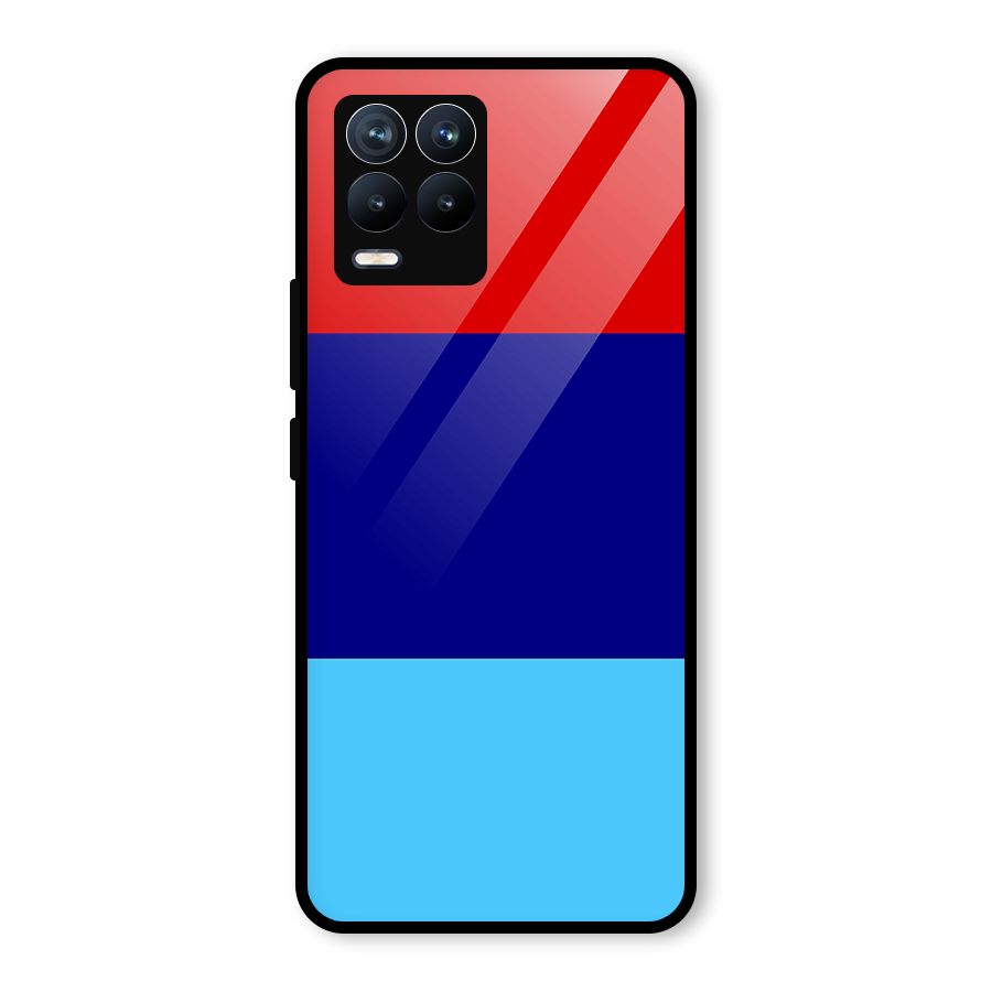 Armed Forces Stripes Glass Back Case for Realme 8 Pro